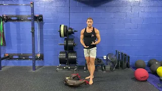 Bulgarian Bag Swing Squat