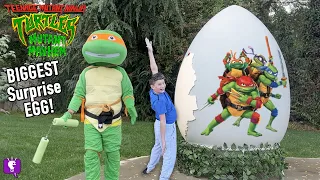 Giant TMNT Surprise Egg on HobbyFamilyTV