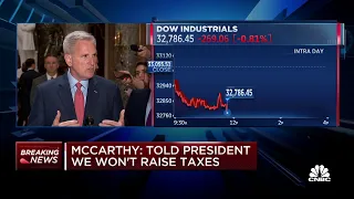 House Speaker Kevin McCarthy on debt ceiling talks: We told Biden we won't raise taxes