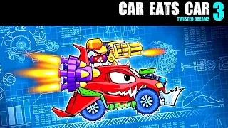 Мультик ИГРА для детей про МАШИНКИ - МАШИНА ест МАШИНУ 3 Car Eats Car 3 Хищные машинки # 3