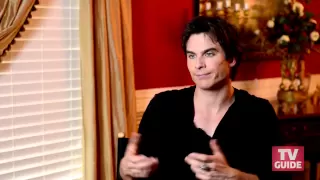 On the set with The Vampire Diaries: Ian Somerhalder