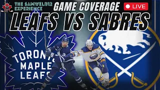 LIVE: Toronto Maple Leafs vs Buffalo Sabres live NHL Game coverage | Leafs Live Gamecast