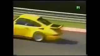 Porsche 911 RUF Yellowbird. Drifting at Nürburgring