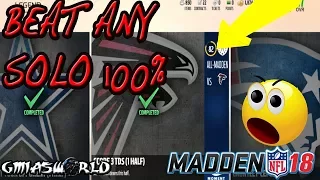 How To Complete The ALL New Gauntlet Solos In Madden NFL 18 Ultimate Team Gameplay! LIVE Tutorial