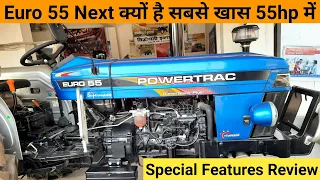 कैसा है Powertrac का Euro 55Next 2022 में किसानों के दिल पर राज करेगा 55hp में अव होगी Diesel की बचत