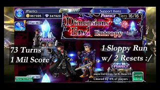 DFFOO  - Dimensions End: Entropy Tier 16 Duo Run Ardyn BT and Leon EX+ 3/3 73 turns