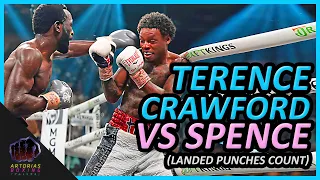 Terence Crawford Sending Errol Spence to School (Landed Punches Count 60 FPS) - Artorias Boxing