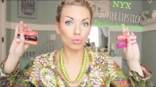 ❤ NYX Butter Lipsticks Review & Swatches ❤