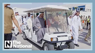 UAE President Sheikh Mohamed tours Bahrain International Airshow with King Hamad