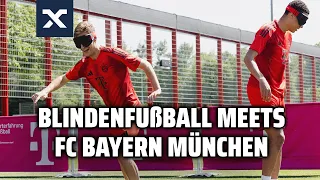 "Weiß nicht, wo der Ball ist!" ⚽️ Bayern-Stars mit besonderer Trainingseinheit | FC Bayern