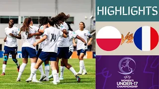 🇵🇱 Poland vs France 🇫🇷 UEFA Women's U17 Championship | Group B