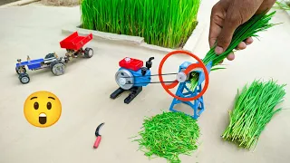 top the most creative science projects part #7 mini maker diy tractor | chaff cutter