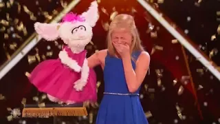 [English-Vietsub] Darci Lynne 12 tuổi hát tiếng bụng cực đỉnh & nhận nút vàng: America's Got Talent