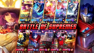 5 MAN SUPREME LEGEND SKIN VS 5 MAN SUPREME TRANSFORMERS SKIN!! (WHO WILL WIN?) RAXIE VS KEWL SQUAD!!