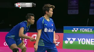 TOTAL BWF World Championships 2017 | Badminton SF M2-XD | Ahm/Nat vs Lee/Chau