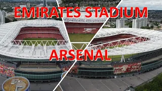 Ep6. Emirates Stadium, by drone. Home of Arsenal of the Premier League for the 2023/24 season.