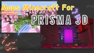 BAGI BAGI MAP MINECRAFT UNTUK PRISMA 3D!! ADA NETHER?!!