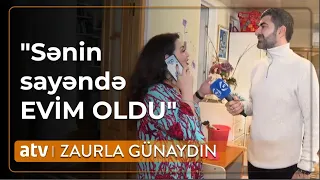 Zaur məşhur müğənninin evinə gedib: Bu nə evdir quş yuvası kimi? - Zaurla Günaydın