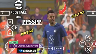 Download Game EFOOTBALL PES 2023 PPSSPP New Update Transfer Camera PS4 Best Graphics Di Android