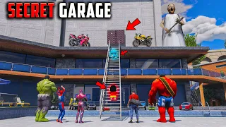 Franklin & Shinchan😂 Found A Secret Garage In Top Of Franklin House in GTA 5 in Telugu #gta5