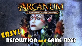 Arcanum: EASIEST Widescreen, Resolution, and Bug Fixes for Windows 10 and Windows 11!