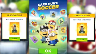 Minion Rush Card Hunt Soccer and Free cards Knight minion costume