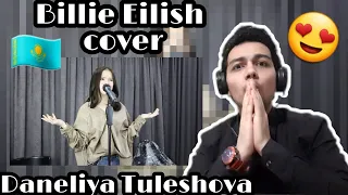 Daneliya Tuleshova /Billie Eilish cover / REACTION