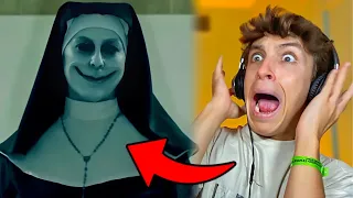 REACCIONANDO A CORTOS DE TERROR *dan risa*