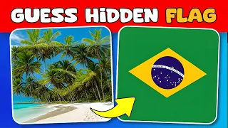 Can You Guess HIDDEN FLAGS by ILLUSION? - GEOGRAPHY QUIZ - Riddle hub