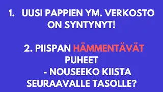 1. Uusi kirkollinen verkosto syntyi! 2. Piispa nostamassa kiistaa seuraavalle tasolle?