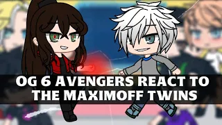 Og 6 Avengers react to | The Maximoff Twins | MarvelxGC | GCRV | AllisonsarrowsYT