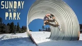 Sunday In The Park 2014 Ep 14 with Scott Stevens and Chris Bradshaw - TransWorld SNOWboarding