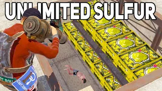 Raiding two Cheating Zergs for Unlimited Sulfur in Rust