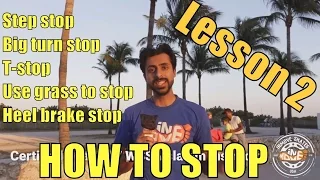 HOW TO STOP ON INLINE SKATES - Tutorial 2