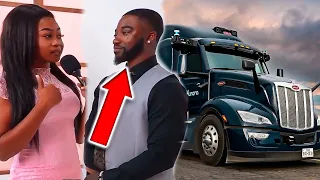 Black Woman Rejects A Truck Driver On a Dating Show.....and GETS HANDLED!