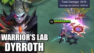 WARRIOR'S LAB DYRROTH PERFECT COMBO AND BUILD