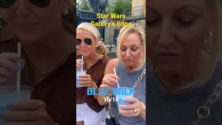 #shorts #Bluemilk #Starwars Blue Milk First Taste - Star Wars Galaxy’s Edge