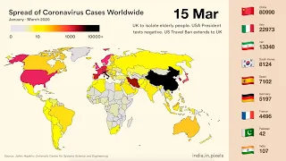 This map will show you how quickly COVID-19 is spreading