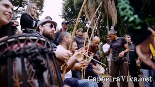 Roda de Capoeira na Praça da República 26 de Maio de 2024 São Paulo Brasil Mestres Ananias Joel