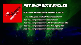 Pet Shop Boys - 2013 Love is a bourgeois construct (Remixes) [UK, MP3, EP]