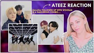 ATEEZ REACTION: Halazia Dance Practice | Woosan | Jongjoong | Ateez Vines - SO GOOD!!!!