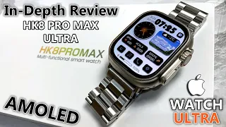 HK8 Pro Max Ultra (Amoled) In-Depth Review with Application - Apple Watch Ultra Best Copy 2023