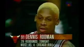 Dennis Rodman's Highest Rebounding Game as a Chicago Bull (12/27/1997)