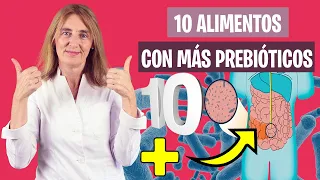 10 ALIMENTOS que contienen MÁS PREBIÓTICOS | Alimentos para la microbiota | Nutrición y Dietética