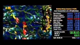 Donkey Kong Country 2 - 102% in 1:48 Single-Segment by RaikouRider