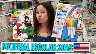 VALENTINA COMPRANDO MATERIAL ESCOLAR 2023 NOS ESTADOS UNIDOS @familiapontesoficial