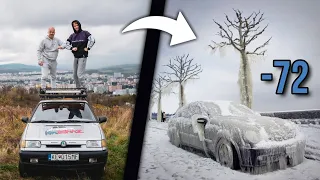 We are leaving with old Skoda Felicia to the coldest place in the world! (RUSSIA-SIBERIA) 🥶