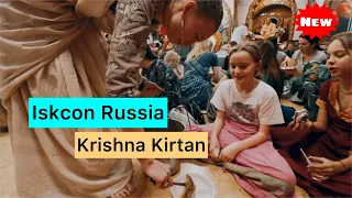 Hare Krishna Kirtan With Russian Hindu | Iskcon Russia Kirtan | mayapur iskcon kirtan live