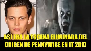 Así Era La Escena Eliminada del Origen de Pennywise en IT ESO 2017