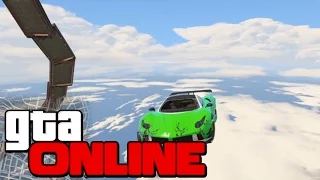 GTA 5 Online (Моды - Гонки) -  Самый Опасный Полёт! Карты на прохождение